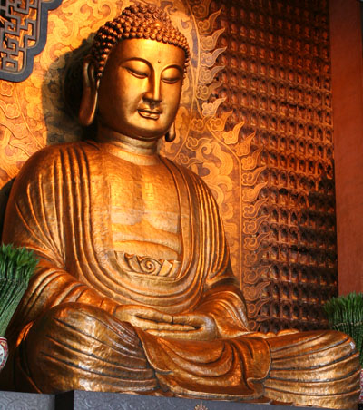 Seated Buddha statue
